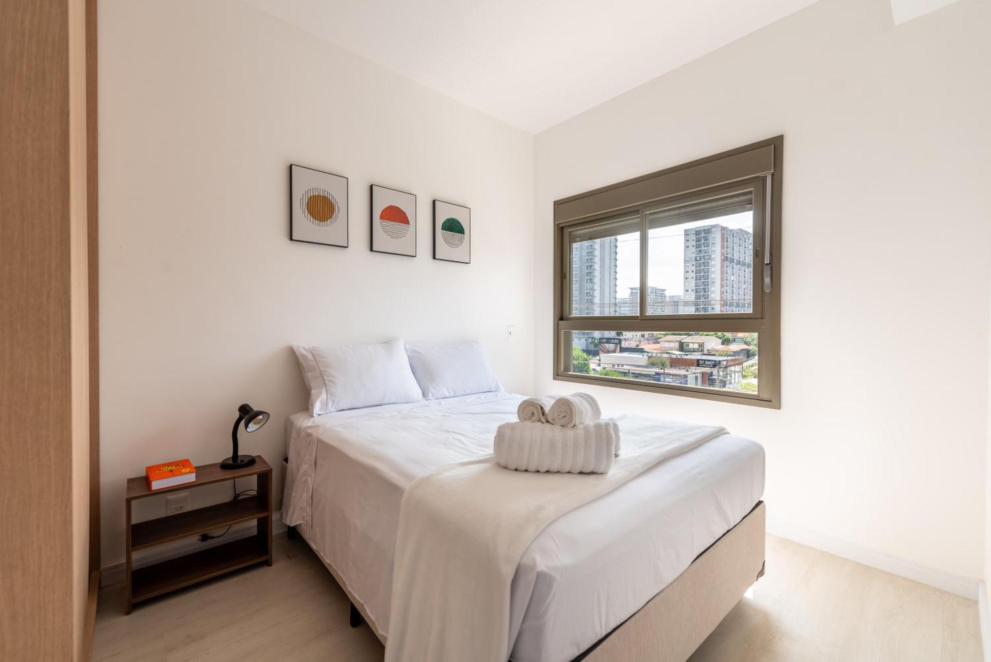 Premium Campo Belo, Fast Wi-fi , Wide, Illuminated Apartamento